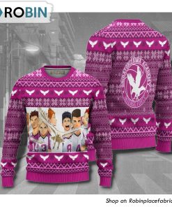 Haikyuu Shiratorizawa Academy Anime Christmas Ugly Sweater