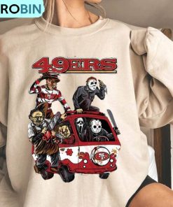 Hallowen San Francisco 49ers Shirt, Nfl Football Sweater Crewneck