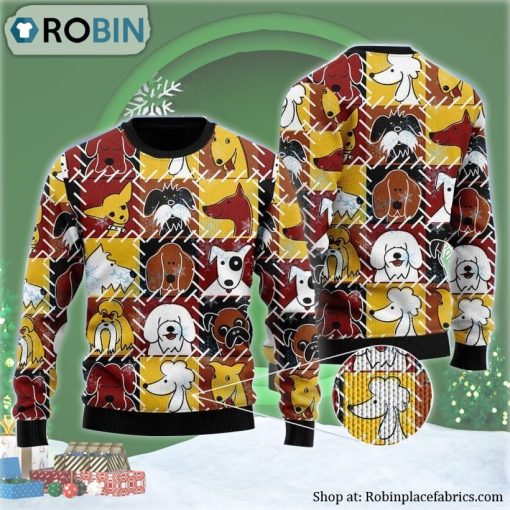 Happy Dogs House Ugly Christmas Sweater