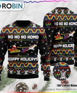 Happy Holigays Ugly Christmas Sweater Happy Holigays Ugly Christmas Sweater
