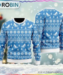 Happy Skiing Winter Sport Ugly Sweater