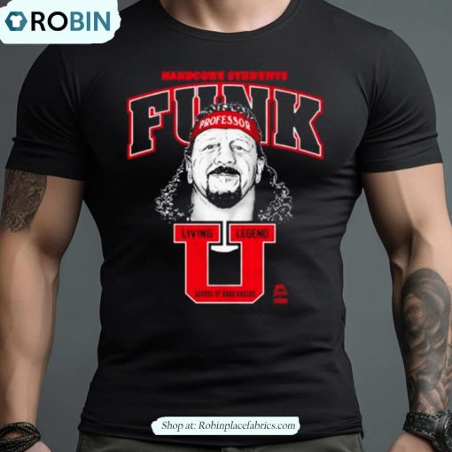 Hardcore Students Terry Funk Funk U 1944 2023 Rip Shirt