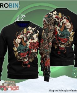 Heart Of The Samurai Ugly Christmas Sweater