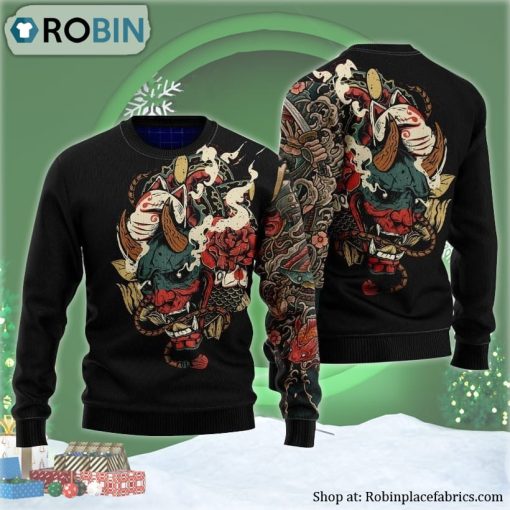 Heart Of The Samurai Ugly Christmas Sweater