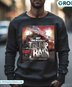 Heaven Scent Get On Board Trump Train Make America Great Again Shirt