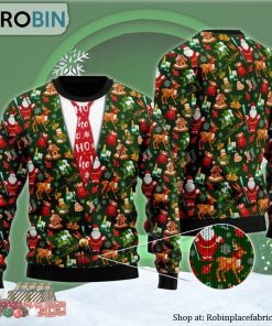 HoHoHo Santa Claus Christmas Night Ugly Christmas Sweater