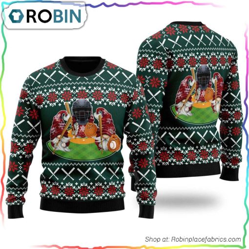 Holly Jolly Christmas Gnomes Ugly Sweater