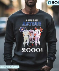 Houston Astros 2000 Hits Club Legend Signatures Shirt