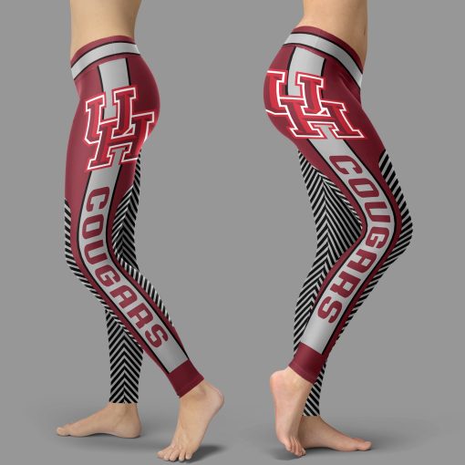 Houston Cougars Team High Waist Leggings for Women
