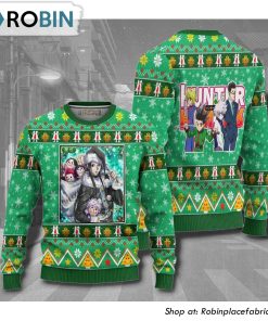 Hunter X Hunter Illumi Zoldyck Anime Christmas Ugly Sweater