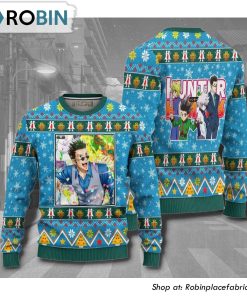 Hunter X Hunter Leorio Anime Christmas Ugly Sweater
