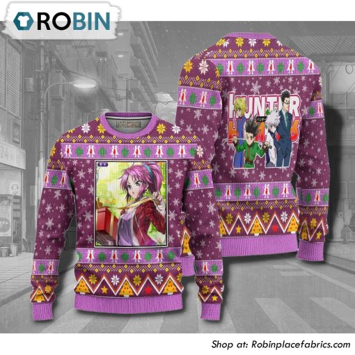 Hunter X Hunter Machi Anime Christmas Ugly Sweater