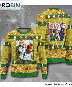 Hunter X Hunter Pariston Anime 3D Printed Ugly Christmas Sweater