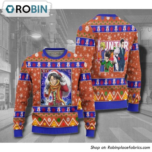 Hunter X Hunter Wing Anime 3D Printed Ugly Christmas Sweater