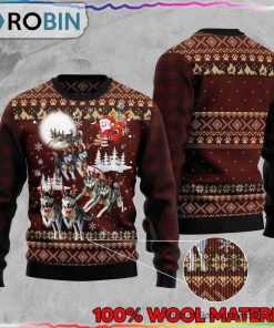 Husky Dog Ugly Christmas Sweater