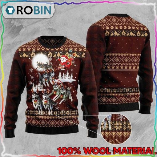 Husky Dog Ugly Christmas Sweater
