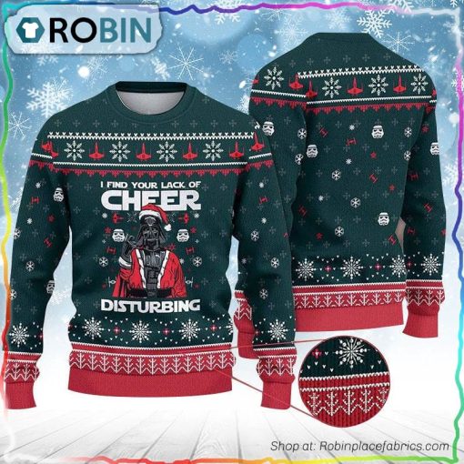 I Find Your Lack Of Cheer Disturbing Ugly Sweater