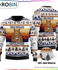 I Hate People Ugly Christmas Sweater