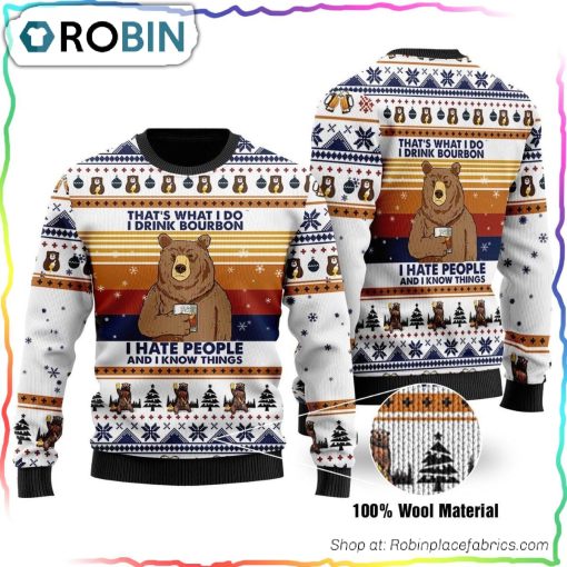 I Hate People Ugly Christmas Sweater