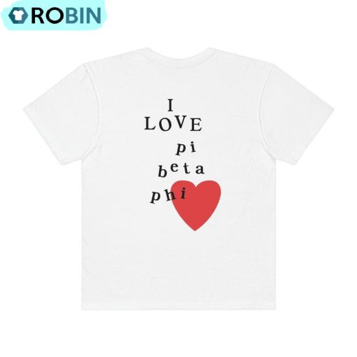 I Love Pi Beta Phi Comfy Shirt, Trendy Hoodie Crewneck