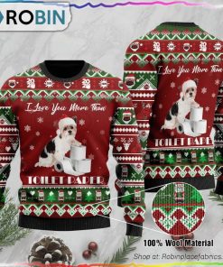 I Love You More Than Toilet Paper Ugly Christmas Sweater