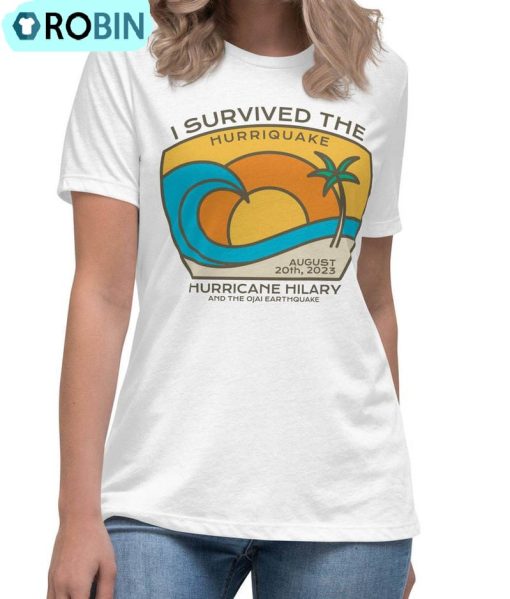 I Survived The Hurriquake 2023 Vintage Design Unisex T Shirt Sweater