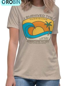 I Survived The Hurriquake 2023 Vintage Design Unisex T Shirt Sweater