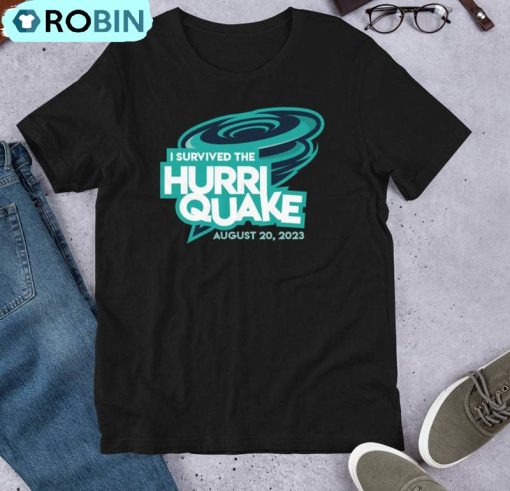 I Survived The Hurriquake Trendy Crewneck Unisex T Shirt