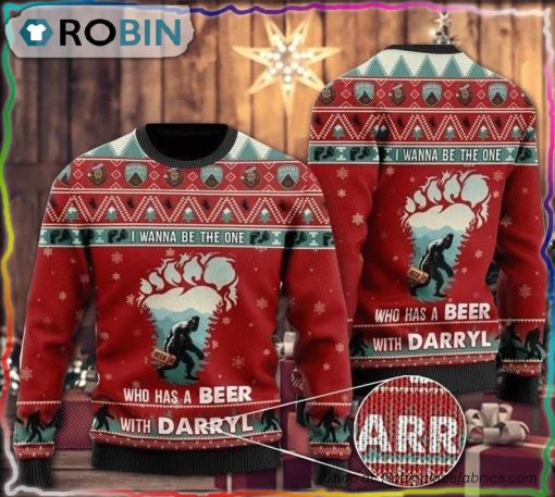 I Wanna Be The One Who Has A Beer Ugly Christmas Sweater