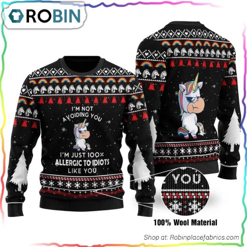 I’m Not Avoiding You Ugly Christmas Sweater