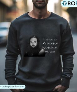 In Memory Of Windham Rotunda Rip 1987 2023 Shirt