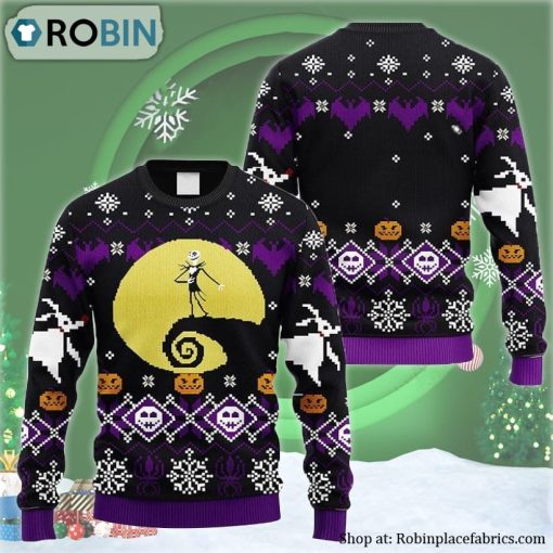 Jack In The Nightmare Before Ugly Christmas Sweater