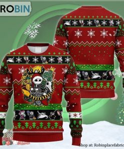 Jack Skellington’s Christmas Plan Ugly Christmas Sweater