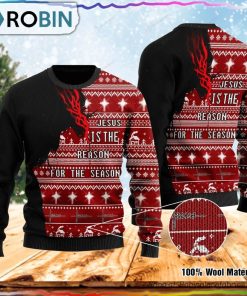 Jesus Is The Reason For The Season Ugly Christmas Sweater