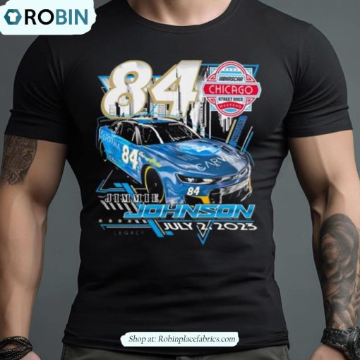 Jimmie Johnson #84 2023 Chicago Street Race Inaugural Event July 2 Shirt