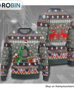 Hallmark Christmas Time Ugly Sweater and Sweatshirt