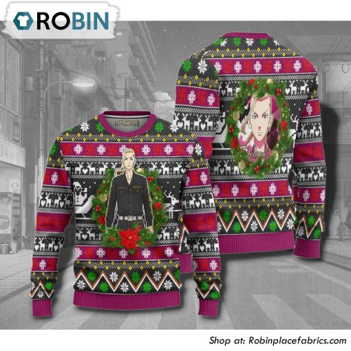 Ken Draken Tokyo Revengers Anime Christmas Ugly Sweater