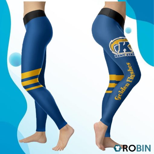 Kent State Golden Flashes Women 3D Printed Leggings Sports