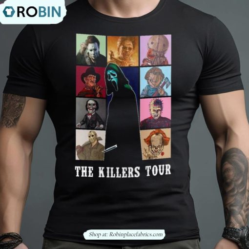 Killers Club The Killers Tour Serial Movie Fan Halloween Horror 2023 Shirt