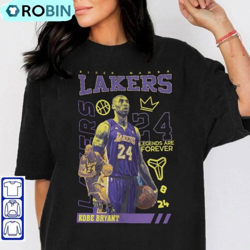Kobe Bryant Graphic Shirt, Kobe Bryant La Lakers Hoodie Crewneck