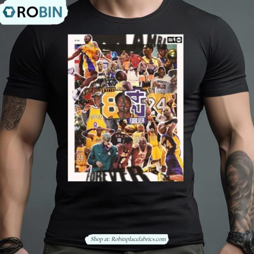 Kobe Bryant Two Legendary Numbers One Legend 8.24 Forever Shirt