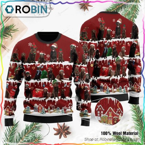 Labrador Dog Ugly Christmas Sweater