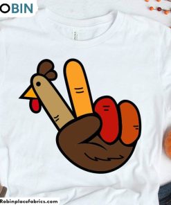 Limited Peace Sign Turkey Shirt, Turkey Hand Inspired Crewneck Unisex Hoodie