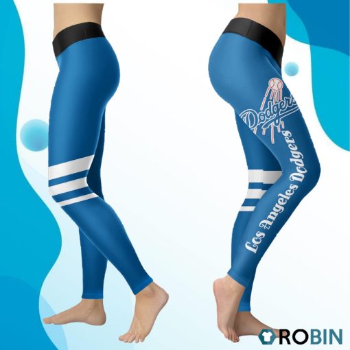 Los Angeles Dodgers Women 3D Printed Leggings Sports
