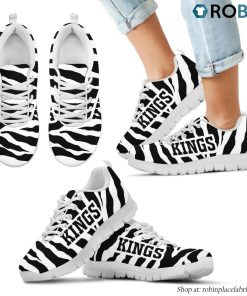 Los Angeles Kings Tiger Skin Stripes Pattern Printed Breathable Running Shoes
