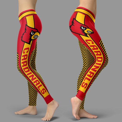 Louisville Cardinals Team High Waist Leggings for Women