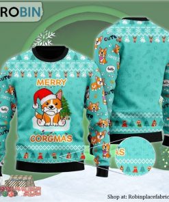 Lovely Dog Merry Corgmas Ugly Christmas Sweater