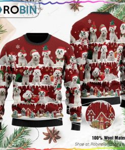 Maltese Ugly Christmas Sweater