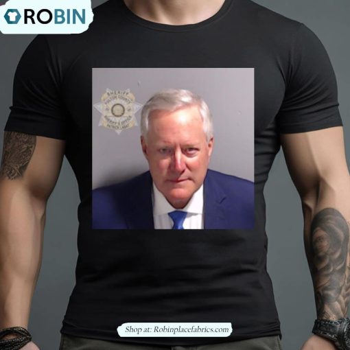 Mark Meadows Mugshot Design Shirt