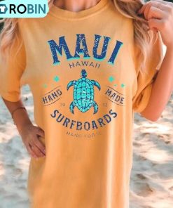 Maui Strong Retro Shirt , Support Maui Fire Tee Tops Crewneck